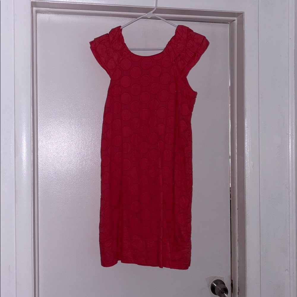 Rabbit Rabbit Rabbit Vibrant Coral Dress
